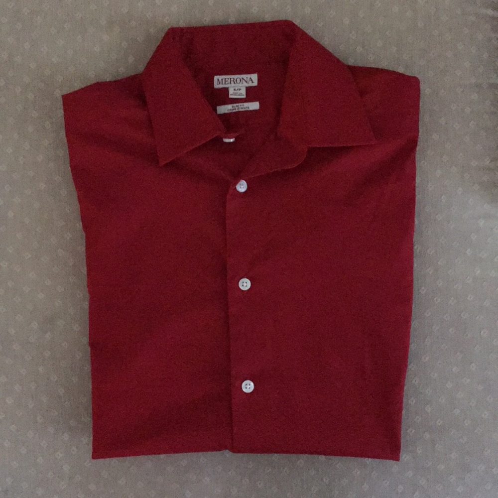 Merona slim fit button down.